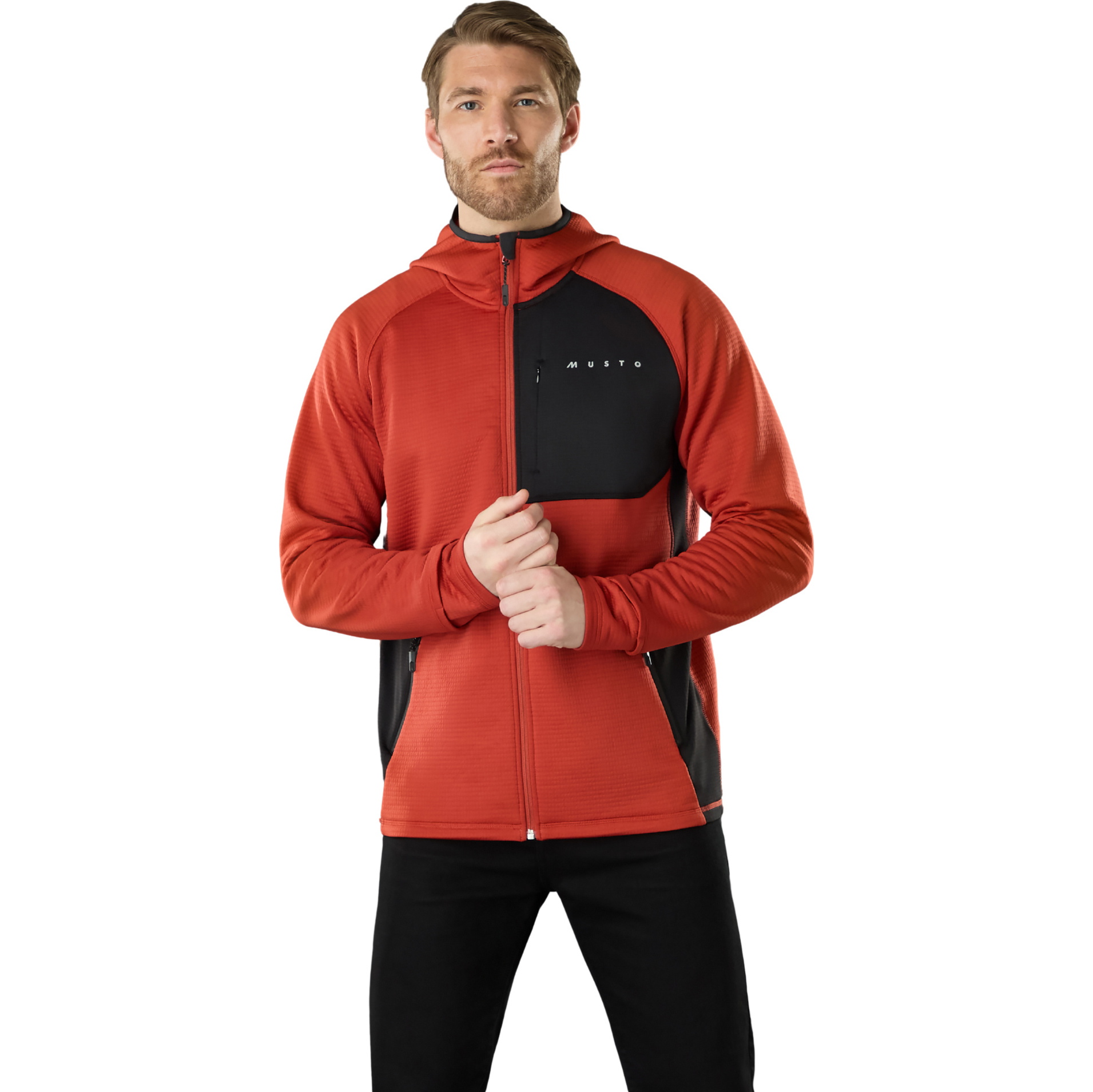 2025 Musto Mens Evo Thermal Hooded Tech FL Jacket 84188 - Rust